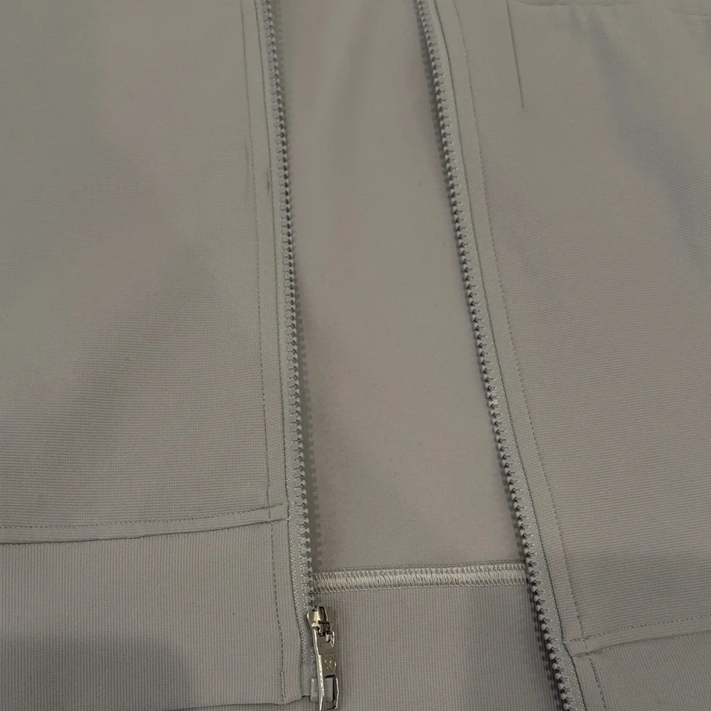 lululemon athletica Light Gray Full-Zip Jacket - Picture 5 of 7